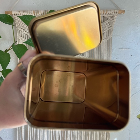 ☕ IKEA BLOMNING Coffee/Tea Canister - Black & Gold Metal Storage Tin ☕ - Picture 9 of 14